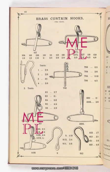 : Page from Illustrated Catalogue of Machine-Made and Cast Ca : Page from Illustrated Catalogue of Machine-Made and Cast Ca