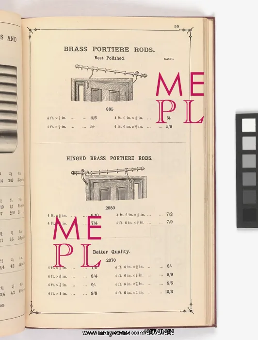 : Page from Illustrated Catalogue of Machine-Made and Cast Ca : Page from Illustrated Catalogue of Machine-Made and Cast Ca