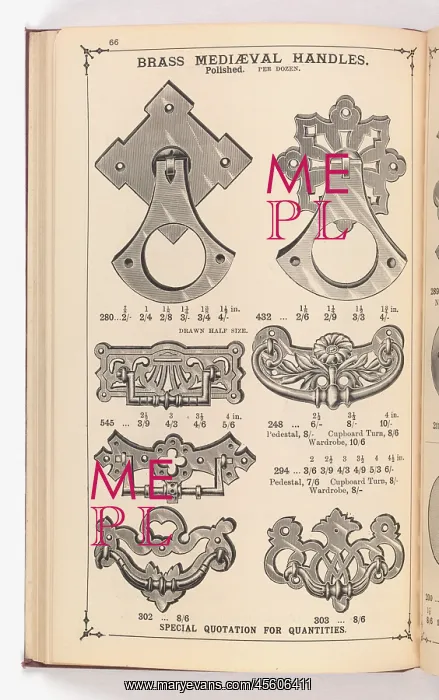 : Page from Illustrated Catalogue of Machine-Made and Cast Ca