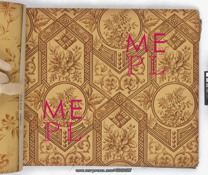 : Page from New Artistic Wall Papers : Page from New Artistic Wall Papers