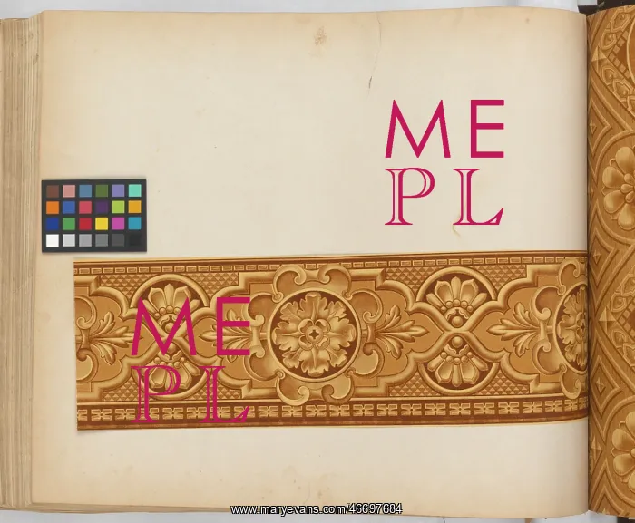 : Page from New Artistic Wall Papers : Page from New Artistic Wall Papers