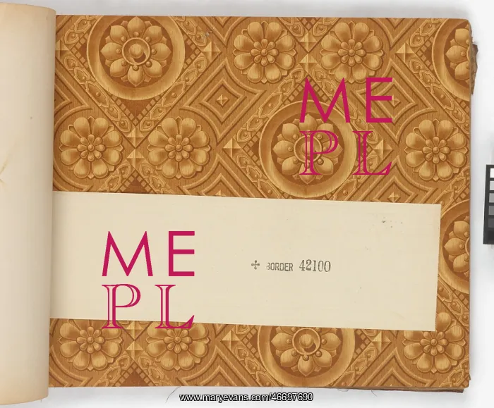 : Page from New Artistic Wall Papers : Page from New Artistic Wall Papers