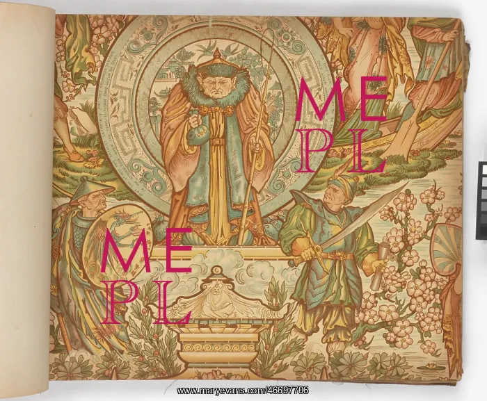 : Page from New Artistic Wall Papers : Page from New Artistic Wall Papers