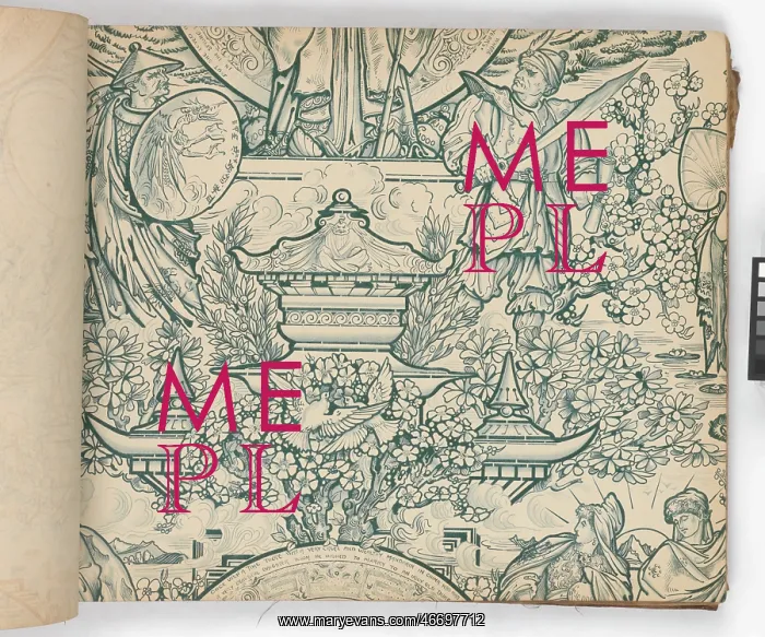 : Page from New Artistic Wall Papers : Page from New Artistic Wall Papers