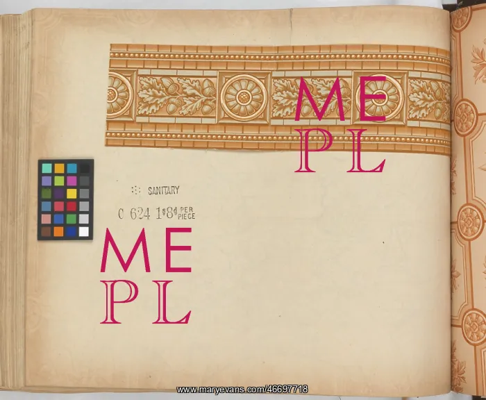 : Page from New Artistic Wall Papers : Page from New Artistic Wall Papers