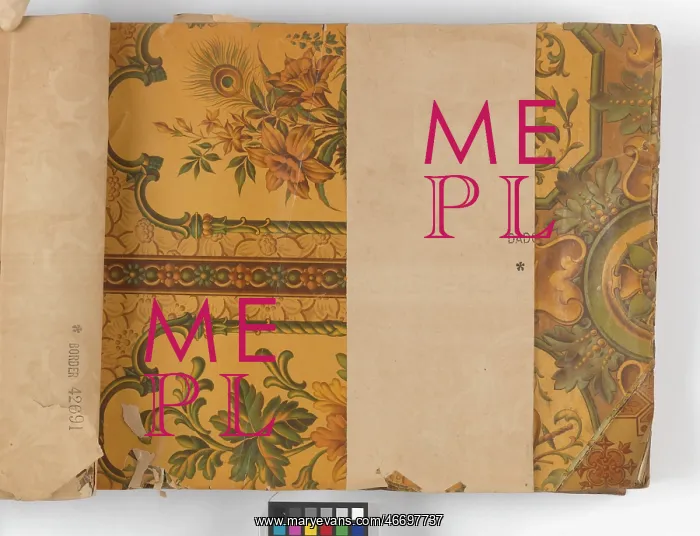 : Page from New Artistic Wall Papers : Page from New Artistic Wall Papers