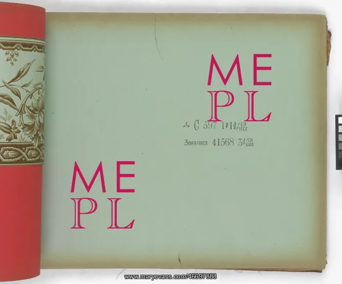 : Page from New Artistic Wall Papers : Page from New Artistic Wall Papers