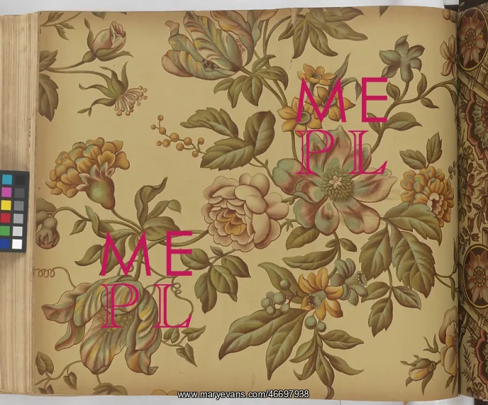 : Page from New Artistic Wall Papers : Page from New Artistic Wall Papers