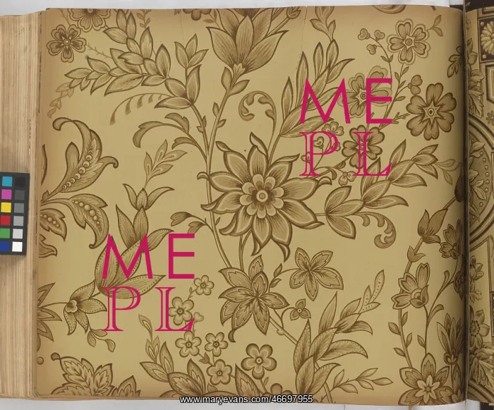 : Page from New Artistic Wall Papers : Page from New Artistic Wall Papers