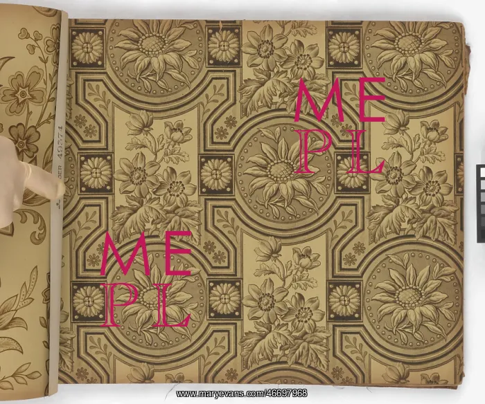  : Page from New Artistic Wall Papers