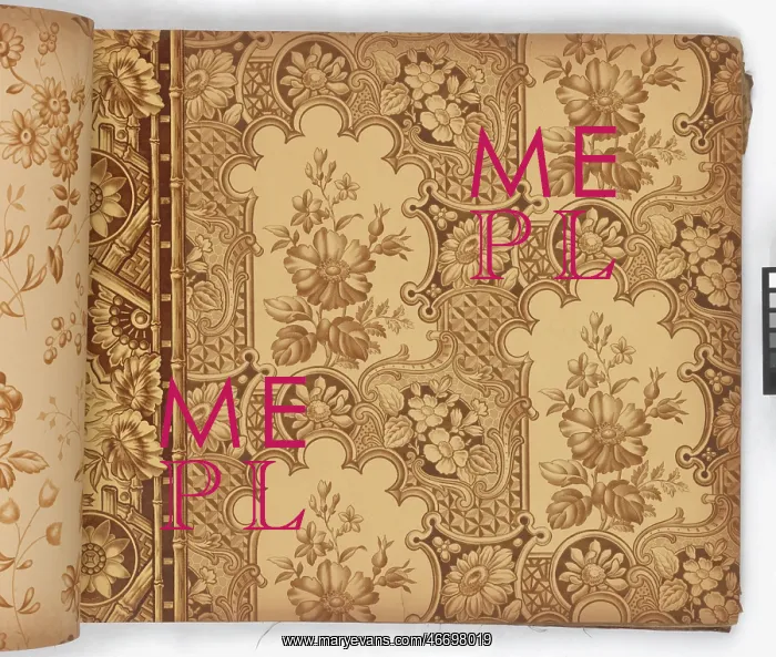 : Page from New Artistic Wall Papers : Page from New Artistic Wall Papers