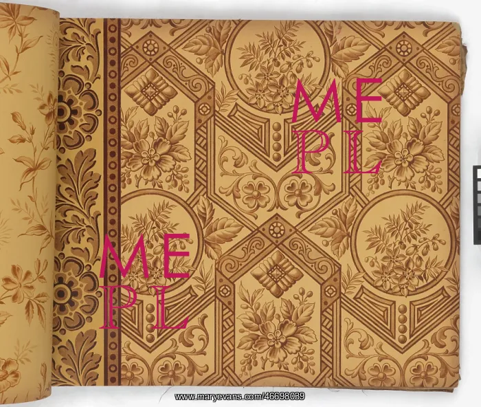 : Page from New Artistic Wall Papers : Page from New Artistic Wall Papers