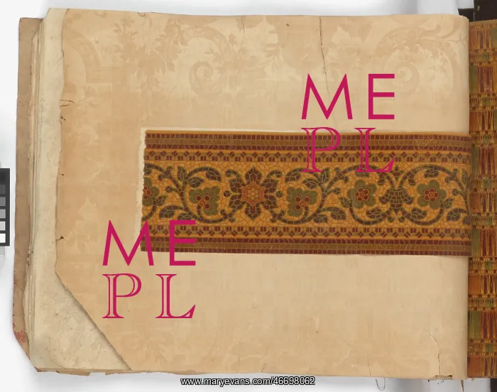 : Page from New Artistic Wall Papers : Page from New Artistic Wall Papers