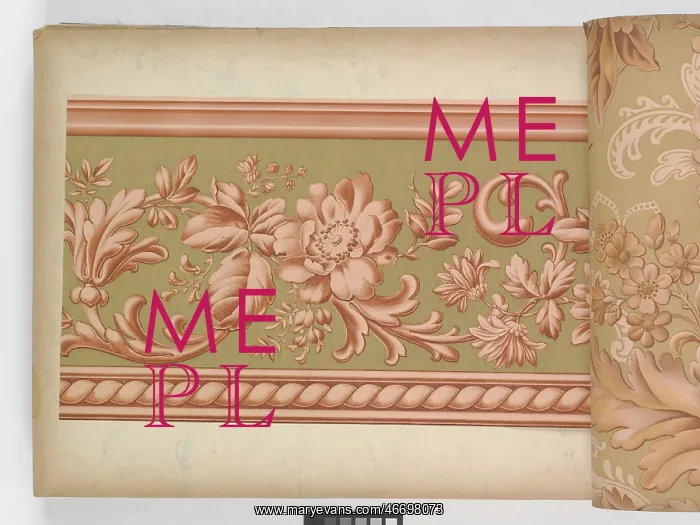 : Page from New Artistic Wall Papers : Page from New Artistic Wall Papers
