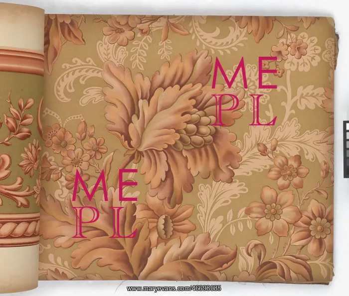: Page from New Artistic Wall Papers : Page from New Artistic Wall Papers