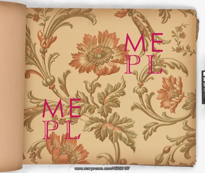 : Page from New Artistic Wall Papers : Page from New Artistic Wall Papers