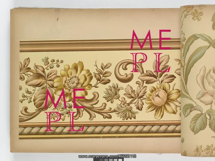 : Page from New Artistic Wall Papers : Page from New Artistic Wall Papers