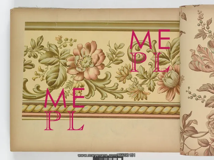 : Page from New Artistic Wall Papers : Page from New Artistic Wall Papers