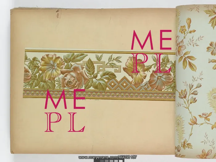 : Page from New Artistic Wall Papers : Page from New Artistic Wall Papers