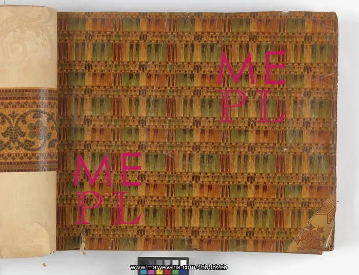 : Page from New Artistic Wall Papers : Page from New Artistic Wall Papers