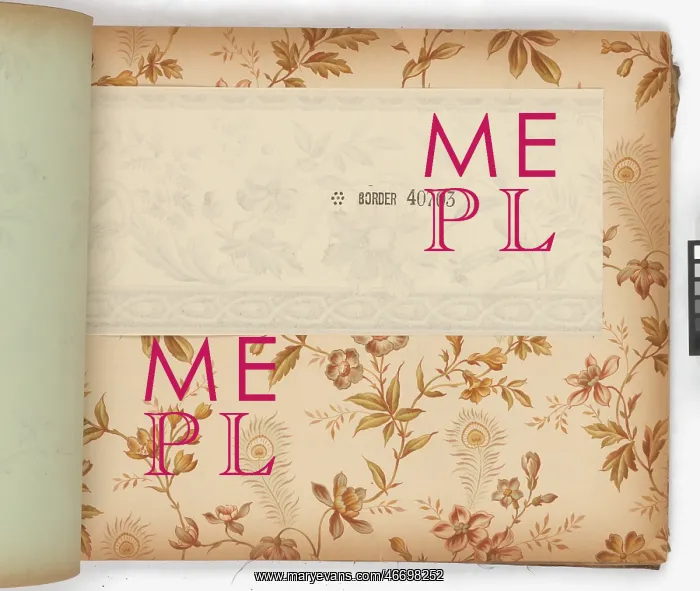 : Page from New Artistic Wall Papers : Page from New Artistic Wall Papers