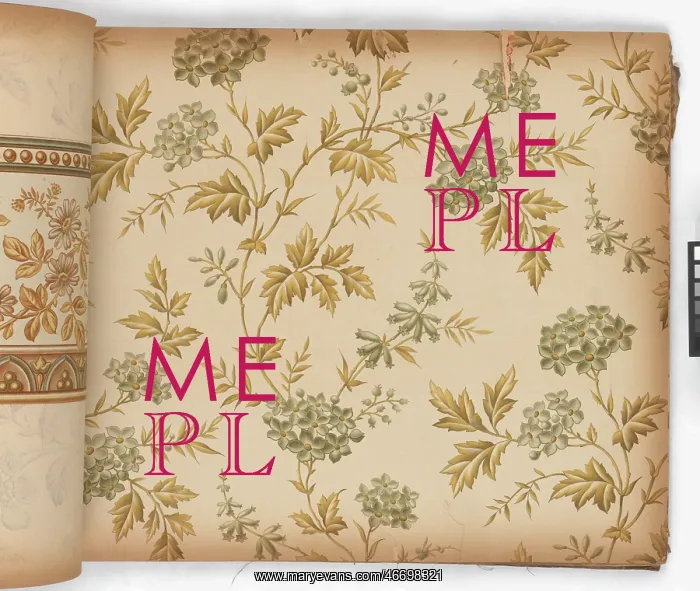 : Page from New Artistic Wall Papers : Page from New Artistic Wall Papers