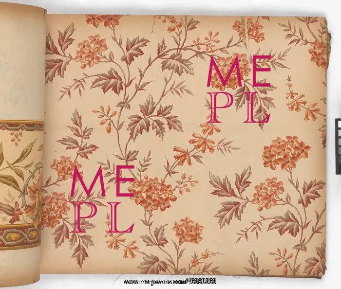 : Page from New Artistic Wall Papers : Page from New Artistic Wall Papers
