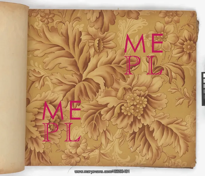 : Page from New Artistic Wall Papers : Page from New Artistic Wall Papers