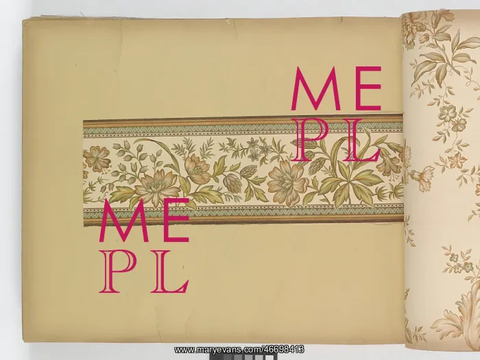 : Page from New Artistic Wall Papers : Page from New Artistic Wall Papers