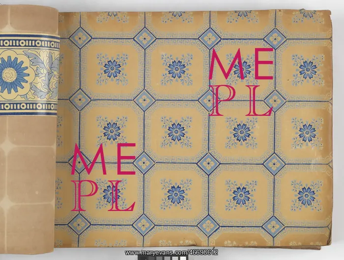 : Page from New Artistic Wall Papers : Page from New Artistic Wall Papers