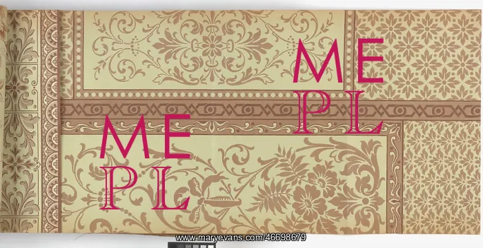 : Page from New Artistic Wall Papers : Page from New Artistic Wall Papers
