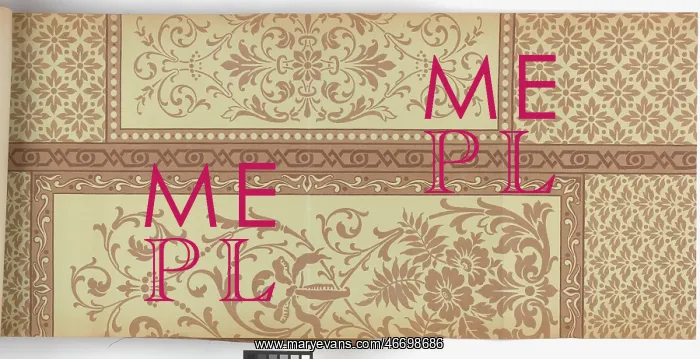 : Page from New Artistic Wall Papers : Page from New Artistic Wall Papers