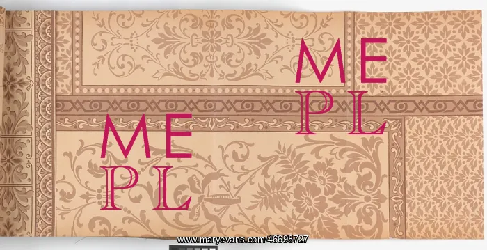 : Page from New Artistic Wall Papers : Page from New Artistic Wall Papers