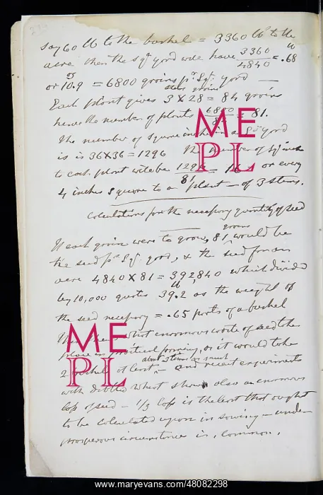 : Page from the original notebook of George Cayley : Page from the original notebook of George Cayley