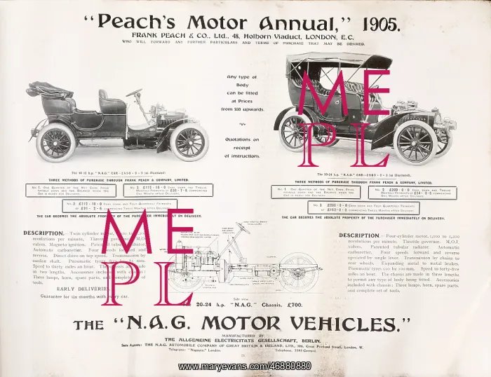 : Page from Peach's Motor Annual : Page from Peach's Motor Annual