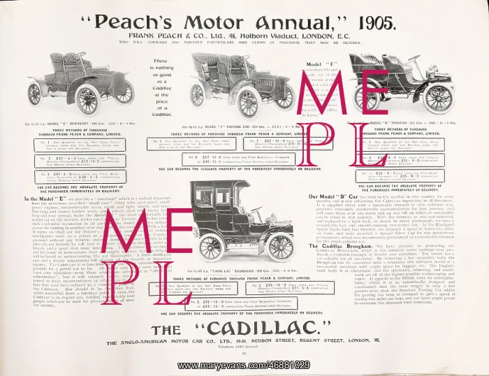 : Page from Peach's Motor Annual : Page from Peach's Motor Annual