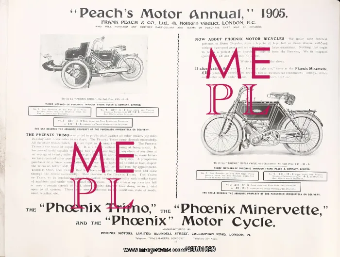 : Page from Peach's Motor Annual : Page from Peach's Motor Annual