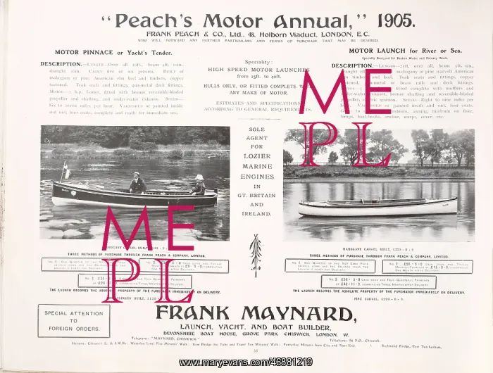 : Page from Peach's Motor Annual : Page from Peach's Motor Annual