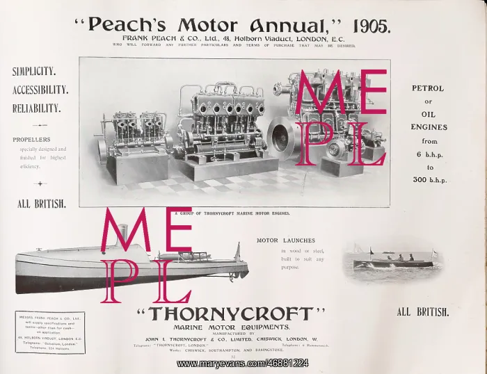 : Page from Peach's Motor Annual : Page from Peach's Motor Annual