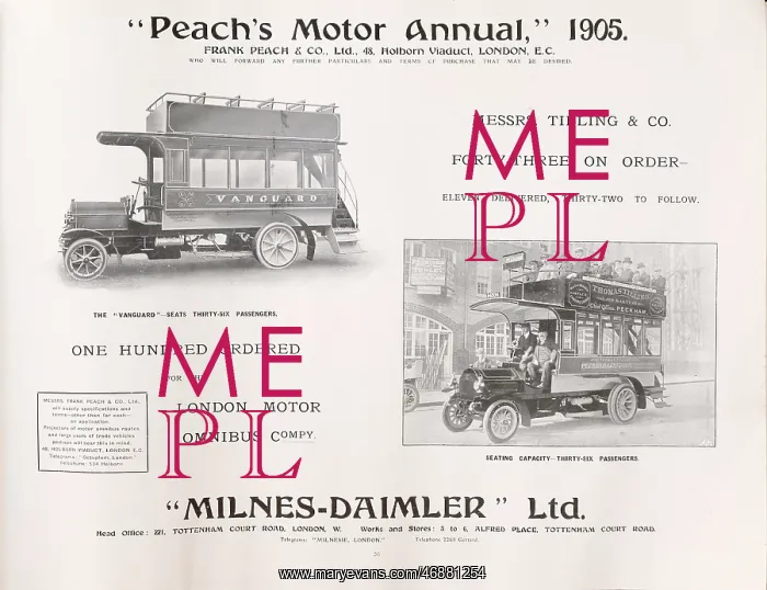 : Page from Peach's Motor Annual : Page from Peach's Motor Annual