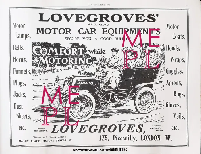 : Page from Peach's Motor Annual : Page from Peach's Motor Annual