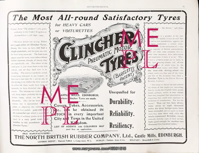 : Page from Peach's Motor Annual : Page from Peach's Motor Annual