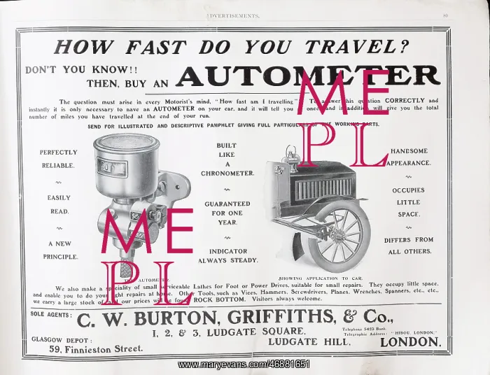 : Page from Peach's Motor Annual : Page from Peach's Motor Annual