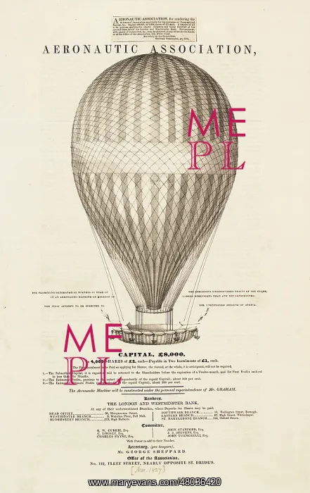 : Page of prospectus, Aeronautic Association : Page of prospectus, Aeronautic Association
