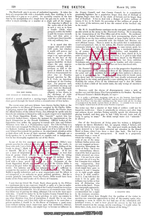 : A page from the Sketch, 1898 : A page from the Sketch, 1898