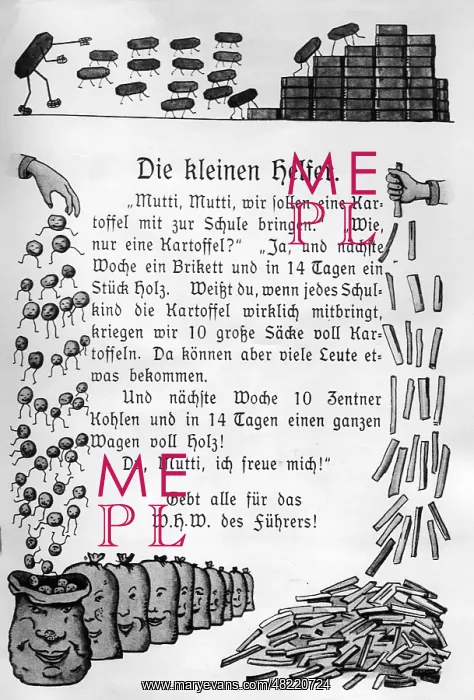 : Page of a textbook in the fibula exhibition at the Centr : Page of a textbook in the fibula exhibition at the Centr