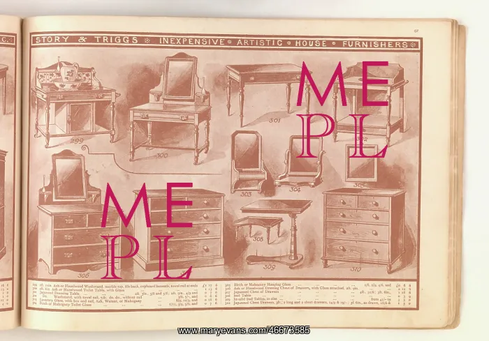 : Page from Useful Artistic Furniture : Page from Useful Artistic Furniture