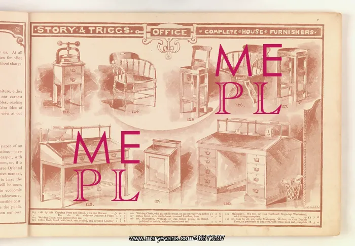 : Page from Useful Artistic Furniture : Page from Useful Artistic Furniture