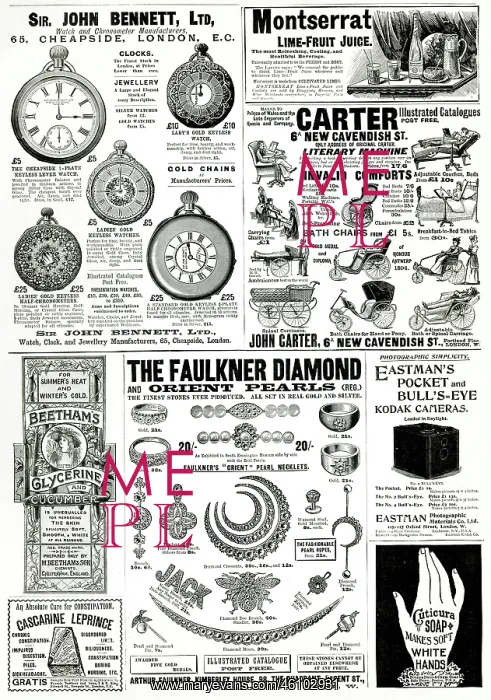 : Page of Victorian adverts - May 1897 : Page of Victorian adverts - May 1897