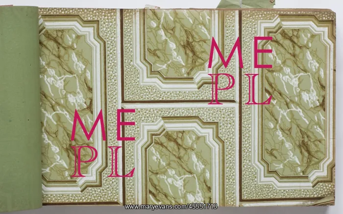  : Page from a wallpaper sample book